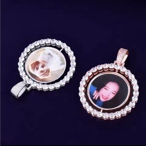 customize photo pendant come with rope chain